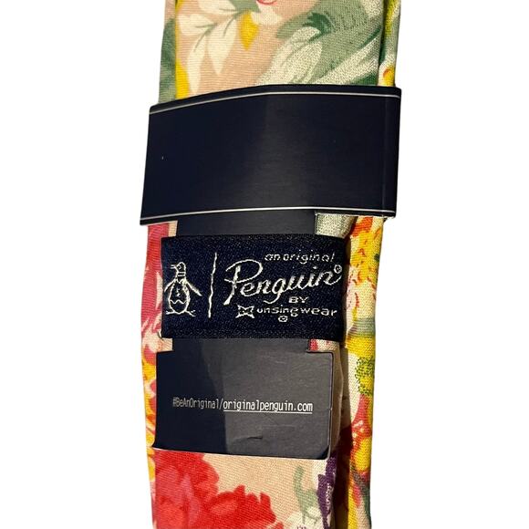 Penguin Floral Tie NWT - Picture 3 of 4
